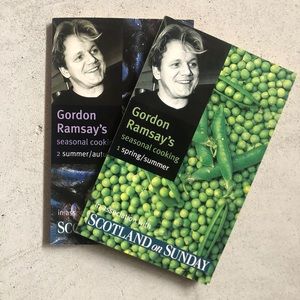 Vintage-ish Gordon Ramsay Paperback Cookbooks